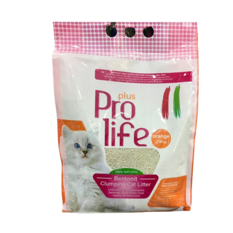 Prolife Plus Bentonite Cat Litter 10L – Orange