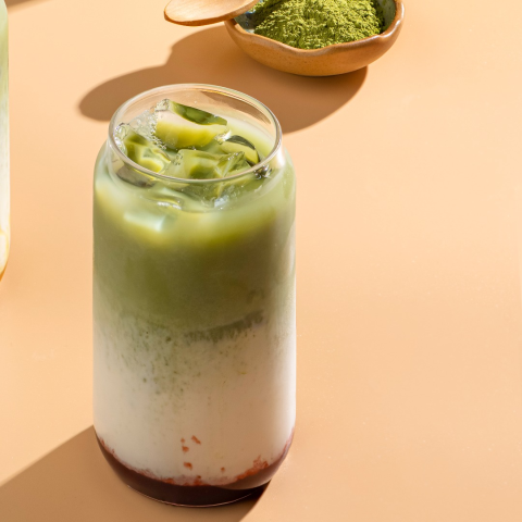 Strawberry Matcha Latte