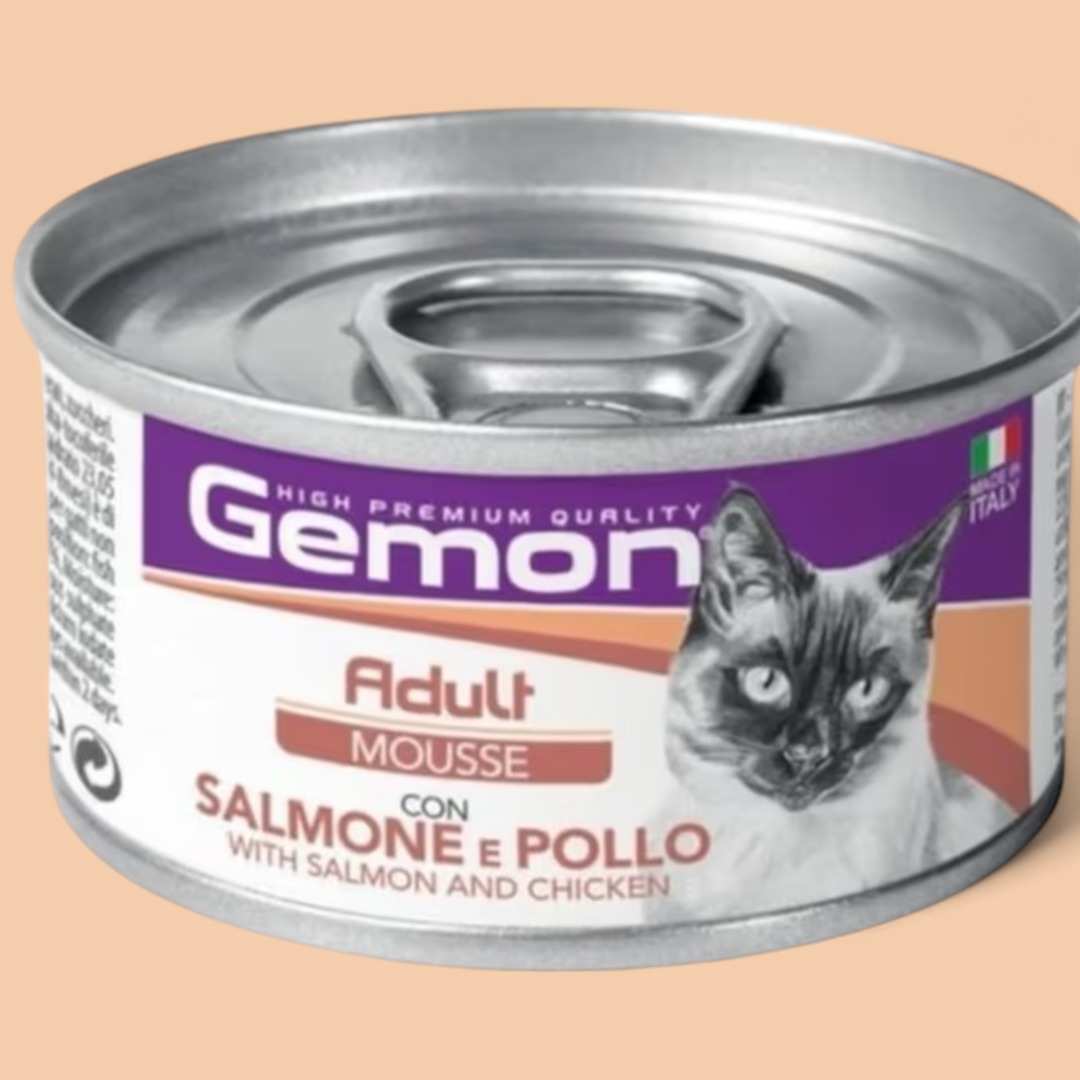 Gemon baliq və toyuqlu yaş yem 85gr