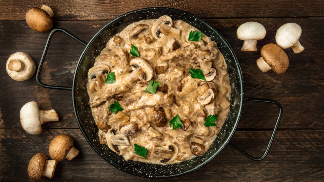 Toyuq stroganoff