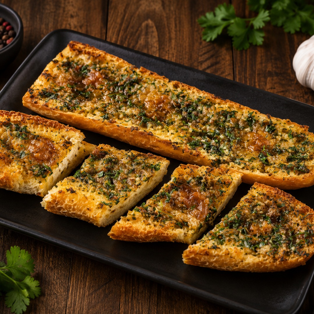 Baget Çörəkdən Sarımsaqlı Çörək Parmezan Pendiri İlə