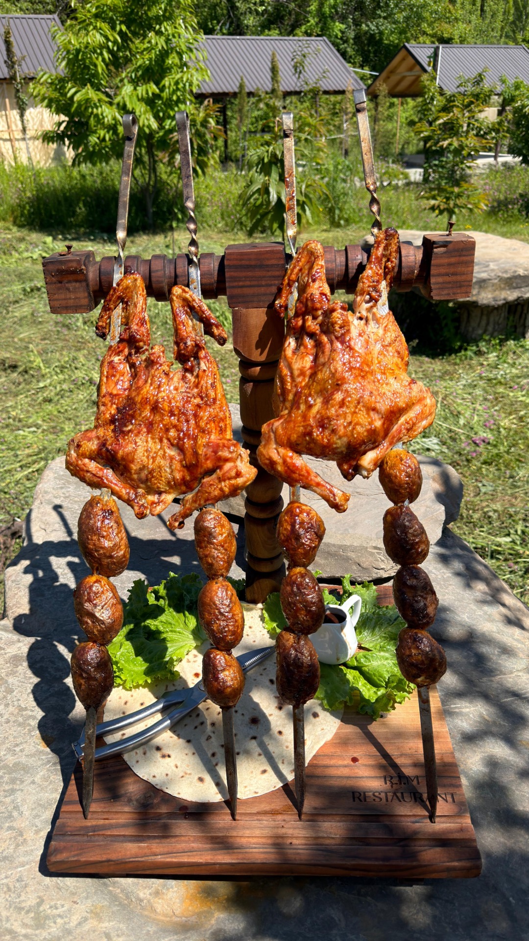 Kənd çolpası təndirdə