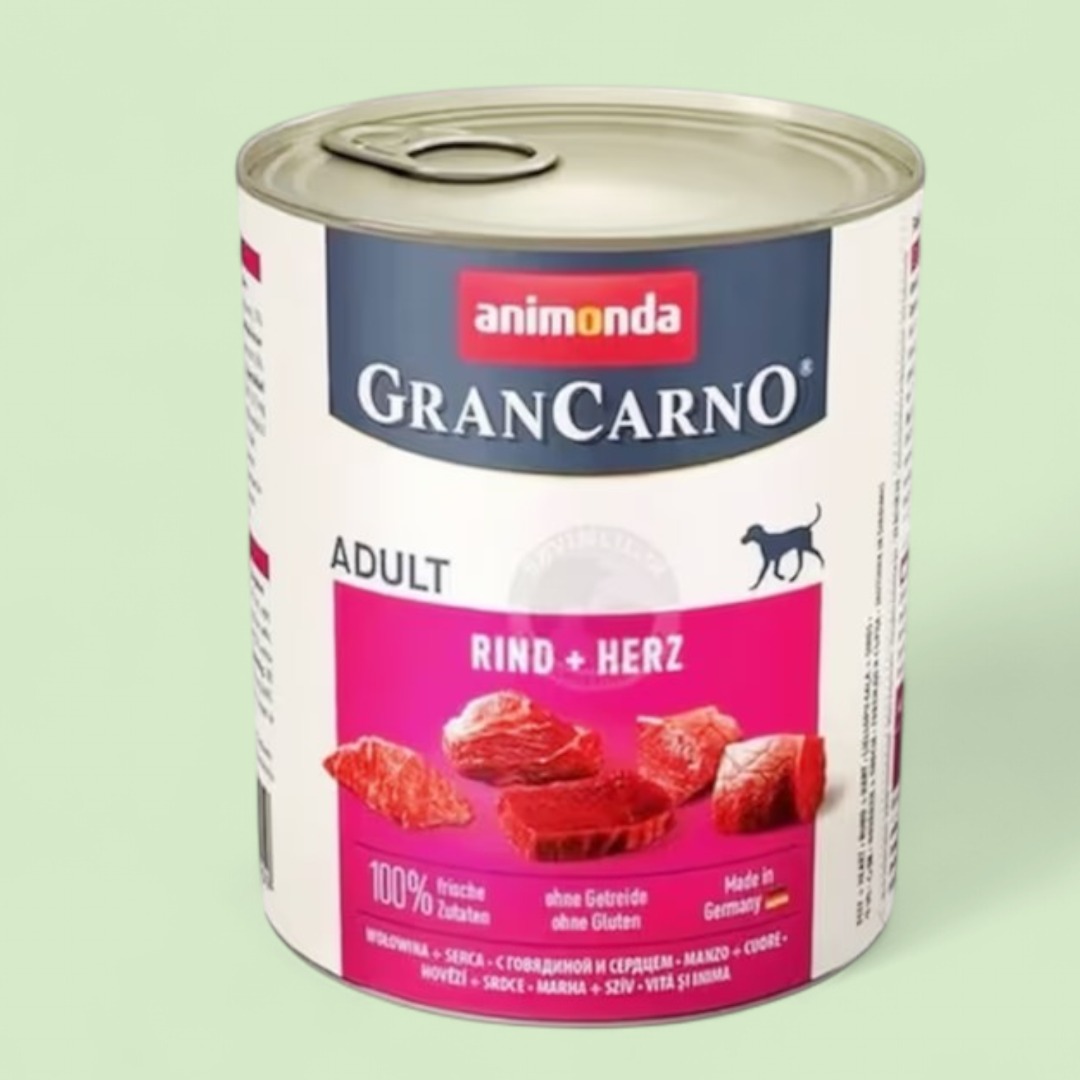 Animonda GranCarno Adult.(Böyük itlər üçün mal əti və ürəyi).