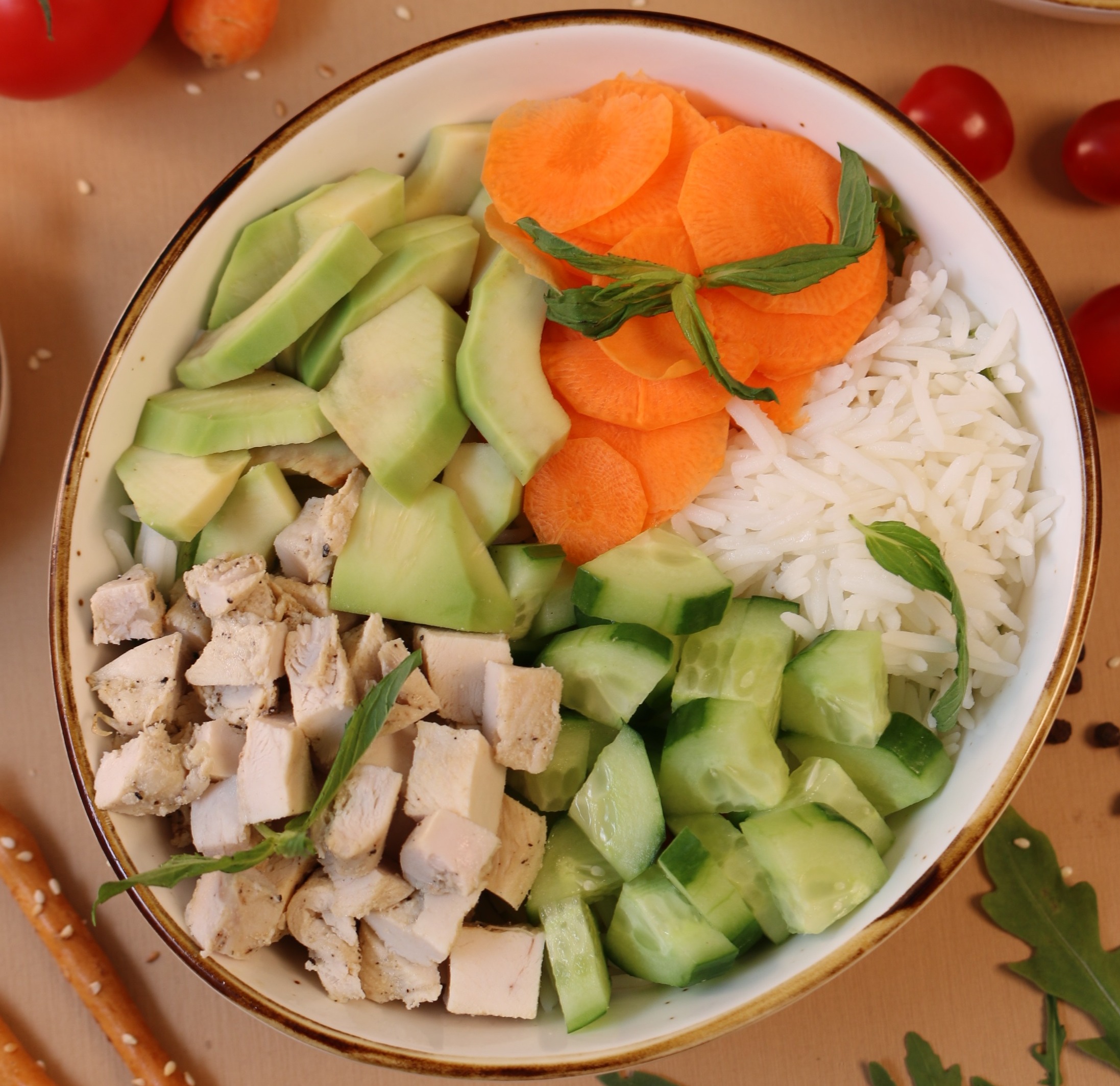 BOILED CHICKEN BOWL