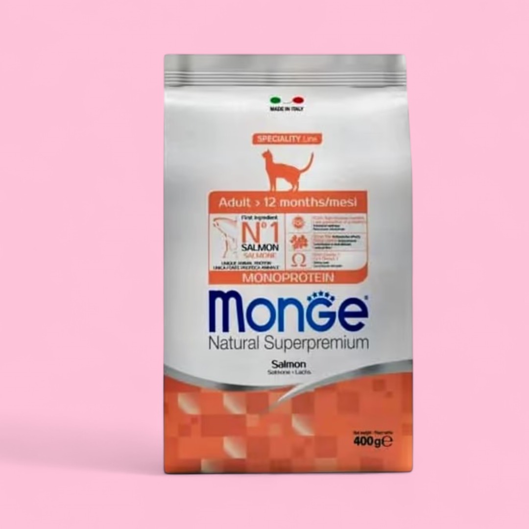 Monge Salmon Adult 12+ Monoprotein – 400 qr