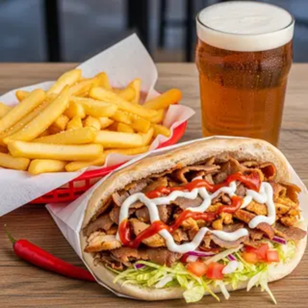 Panino Kebab Birra Menù
