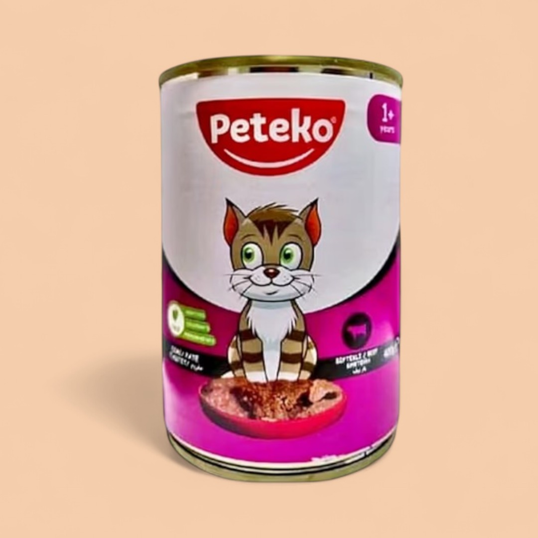 . Peteko 400 q Mal Əti ilə Pişik Konservi