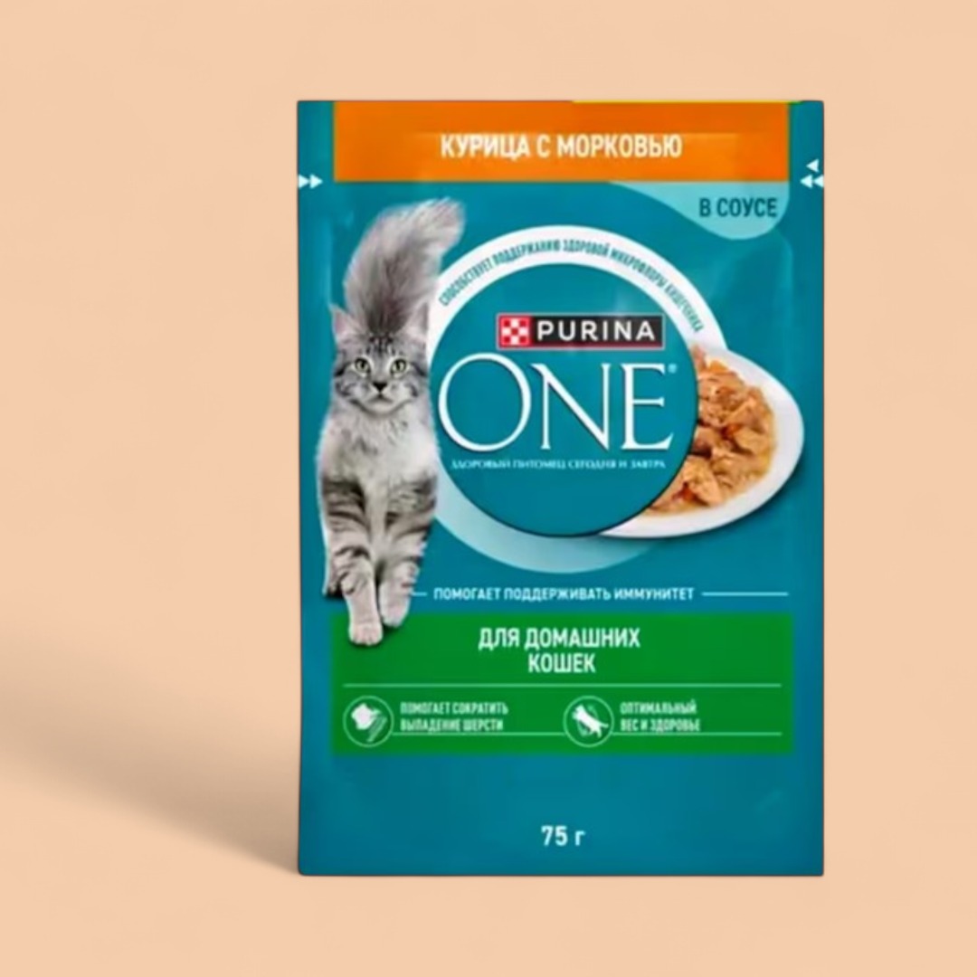 Purina One – Toyuq və Yerkökü (75 qr)