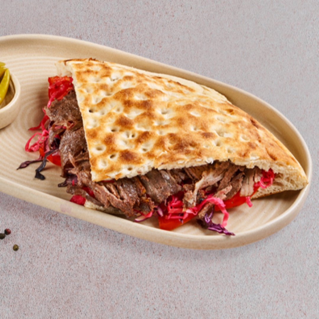 Köz bahçe yarpaq dönər çörəkdə (100qr)
