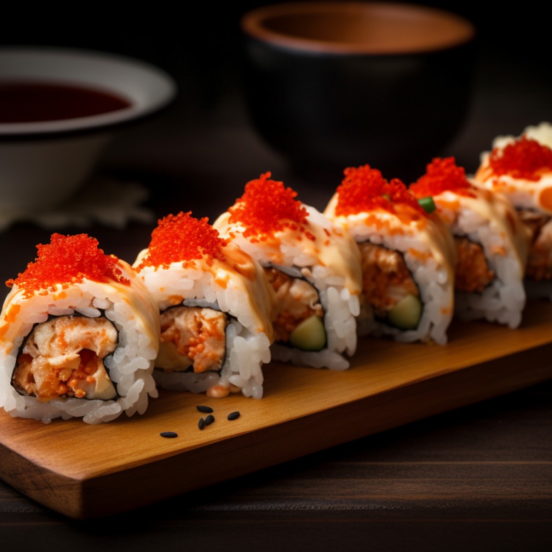 Hot crab roll