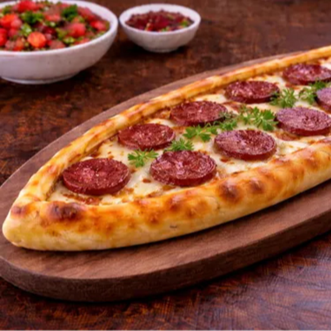 Pide con Würstel