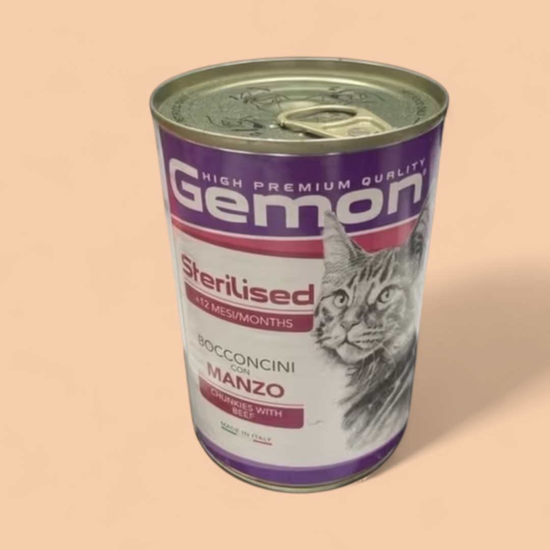 Gemon Sterilised Mal əti konserva 415 qr.