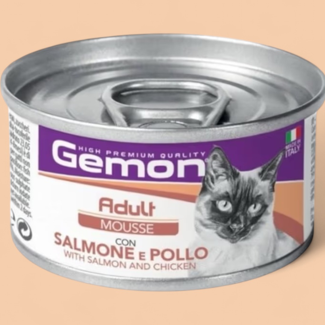 Gemon baliq və toyuqlu yaş yem 85gr