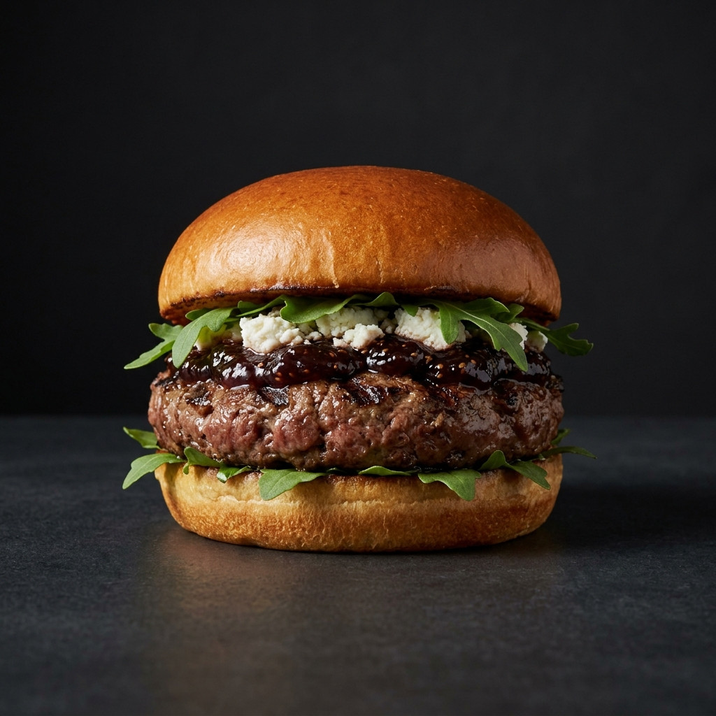 Black Angus & Fig Jam Burger