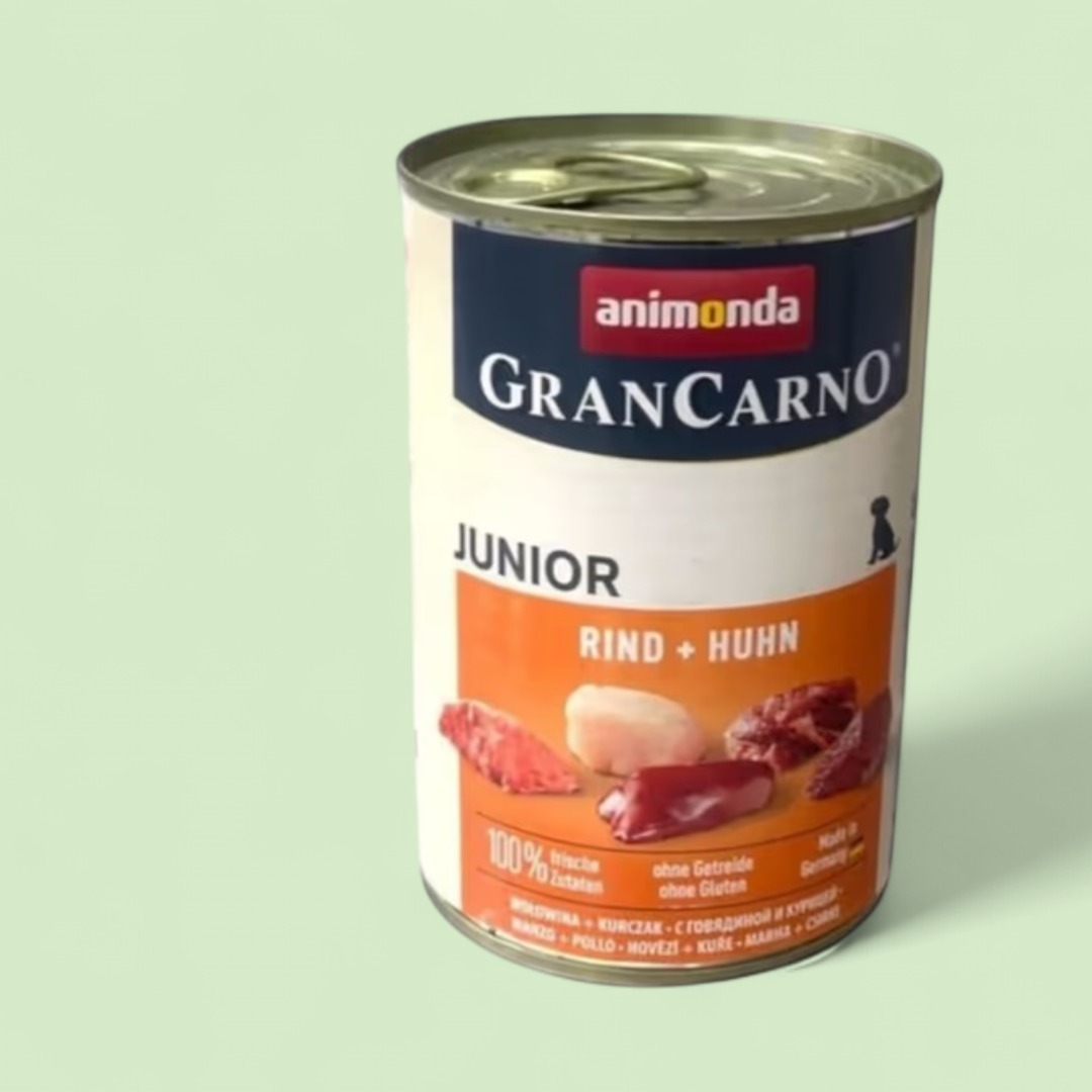 Animonda Grancarno Mal Əti və Toyuq Gənc İtlər Üçün