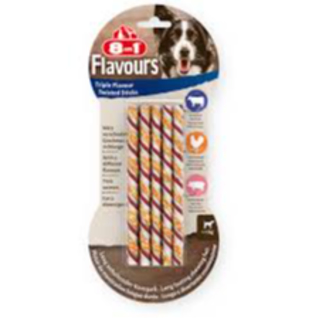 Triple Flavour Twisted Sticks
