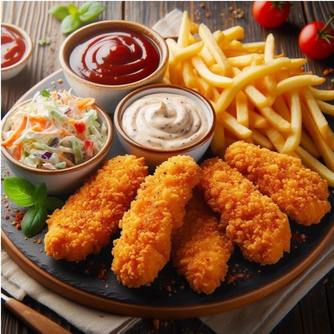 Toyuq nuggets fri ilə