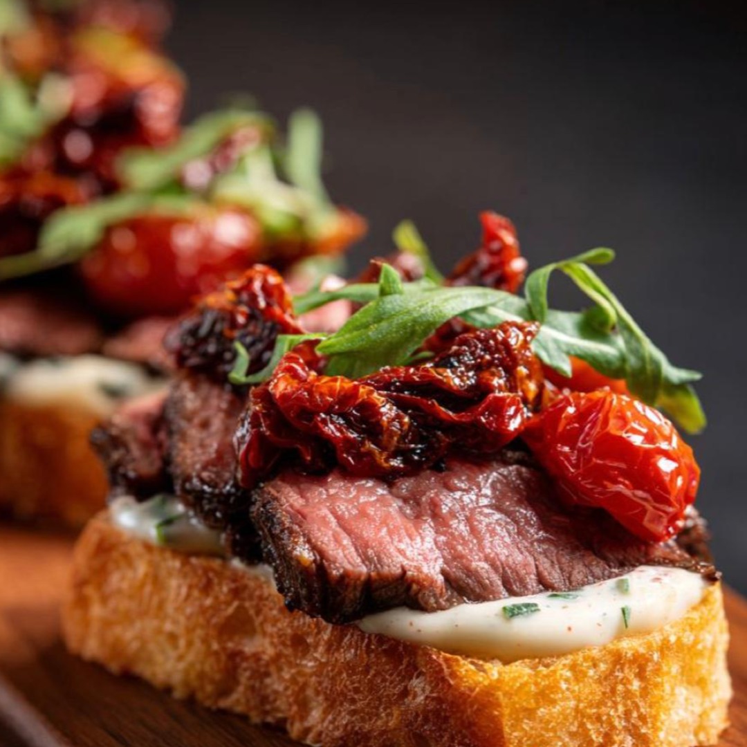 Brioche with Roast Beef Tenderloin