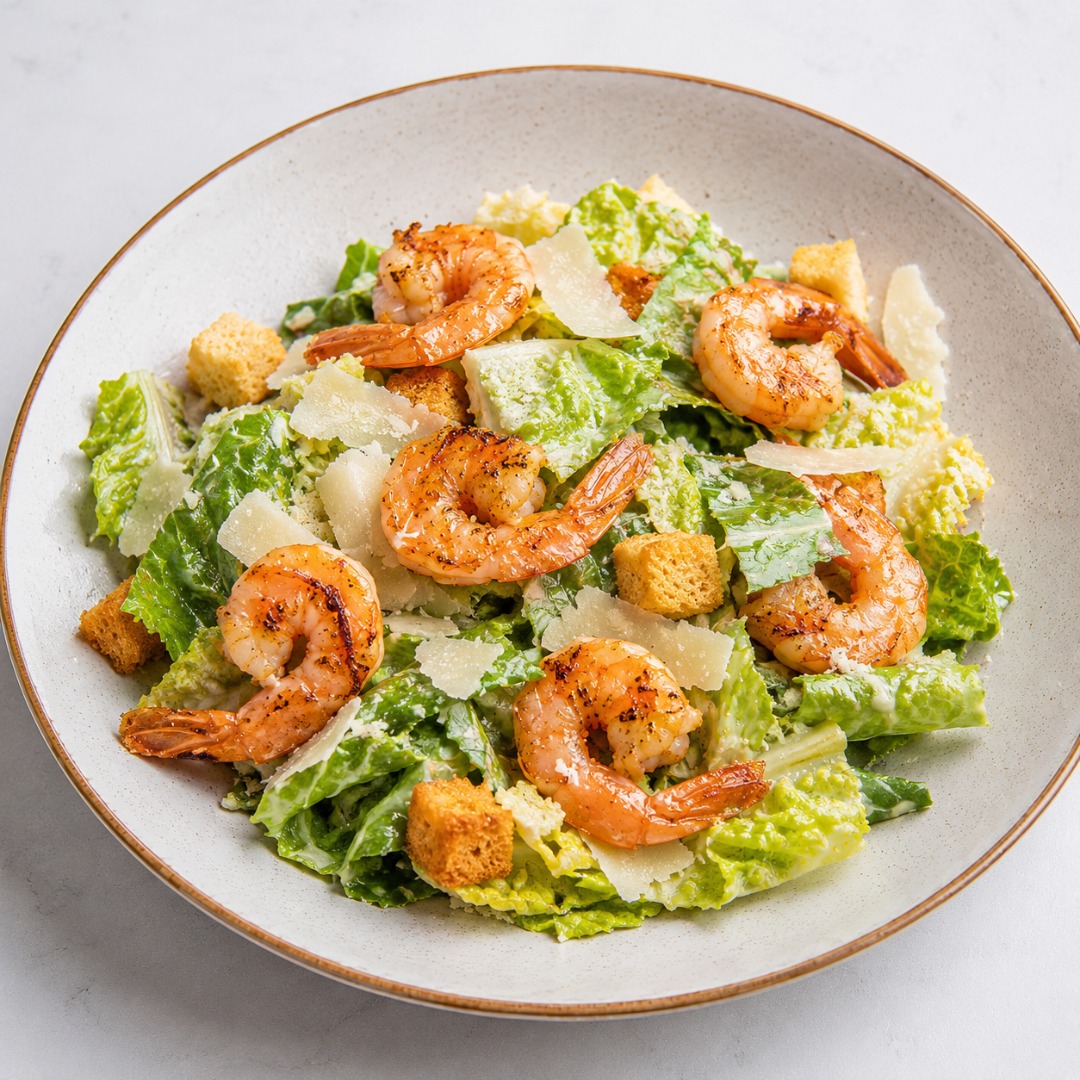 Sezar Salatı Krevet İlə