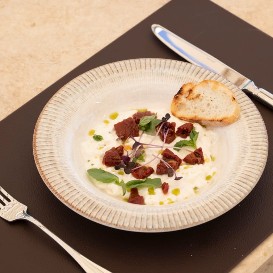 Stracciatella and Pesto