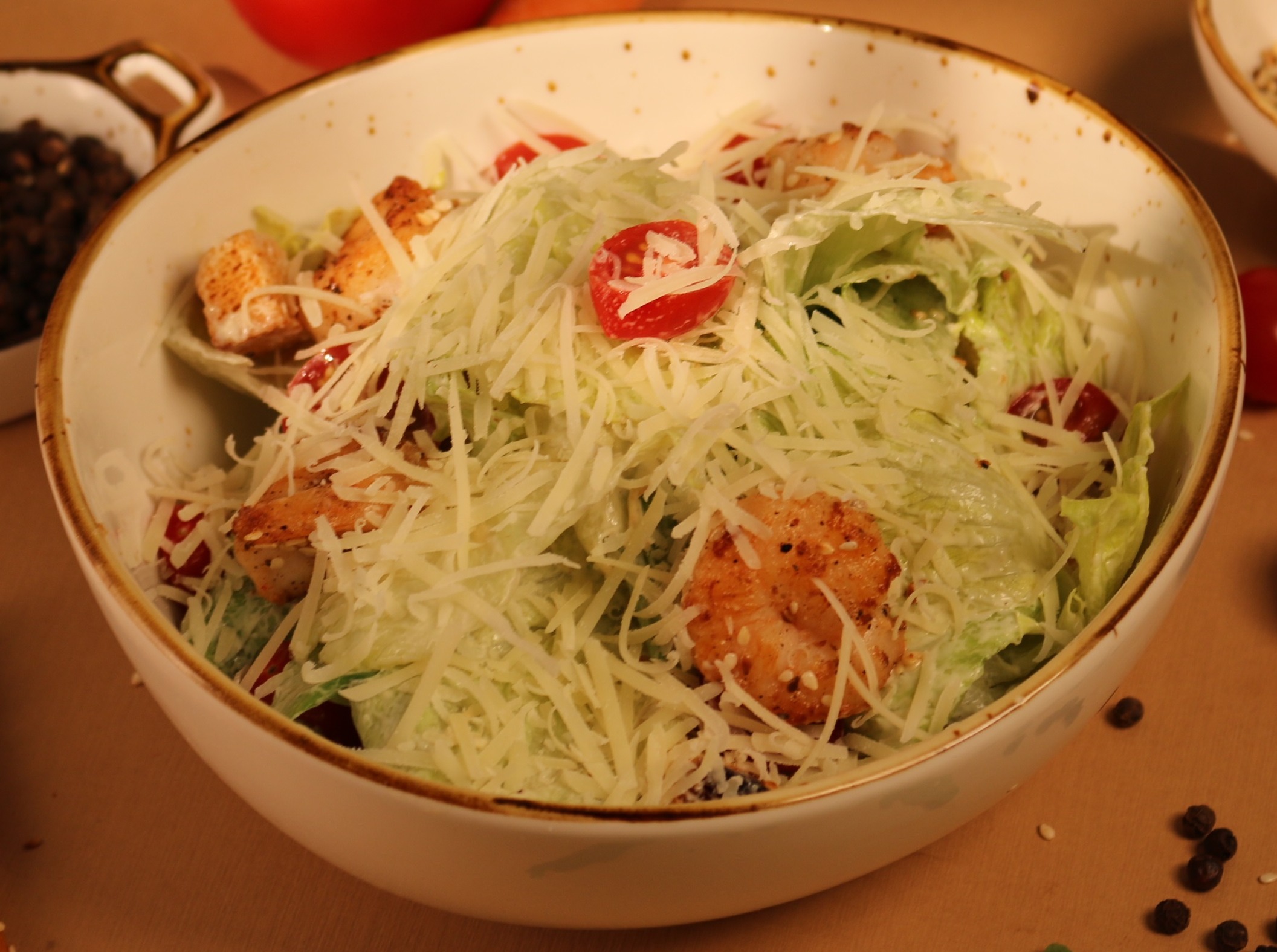 CLASSIC CAESAR with SHRIMP