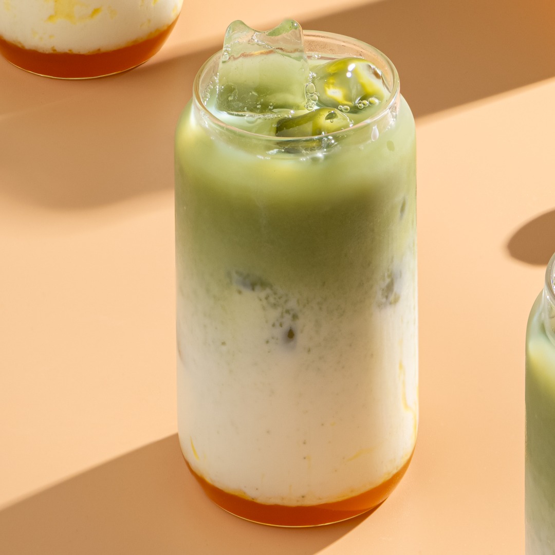 Mango Matcha Latte