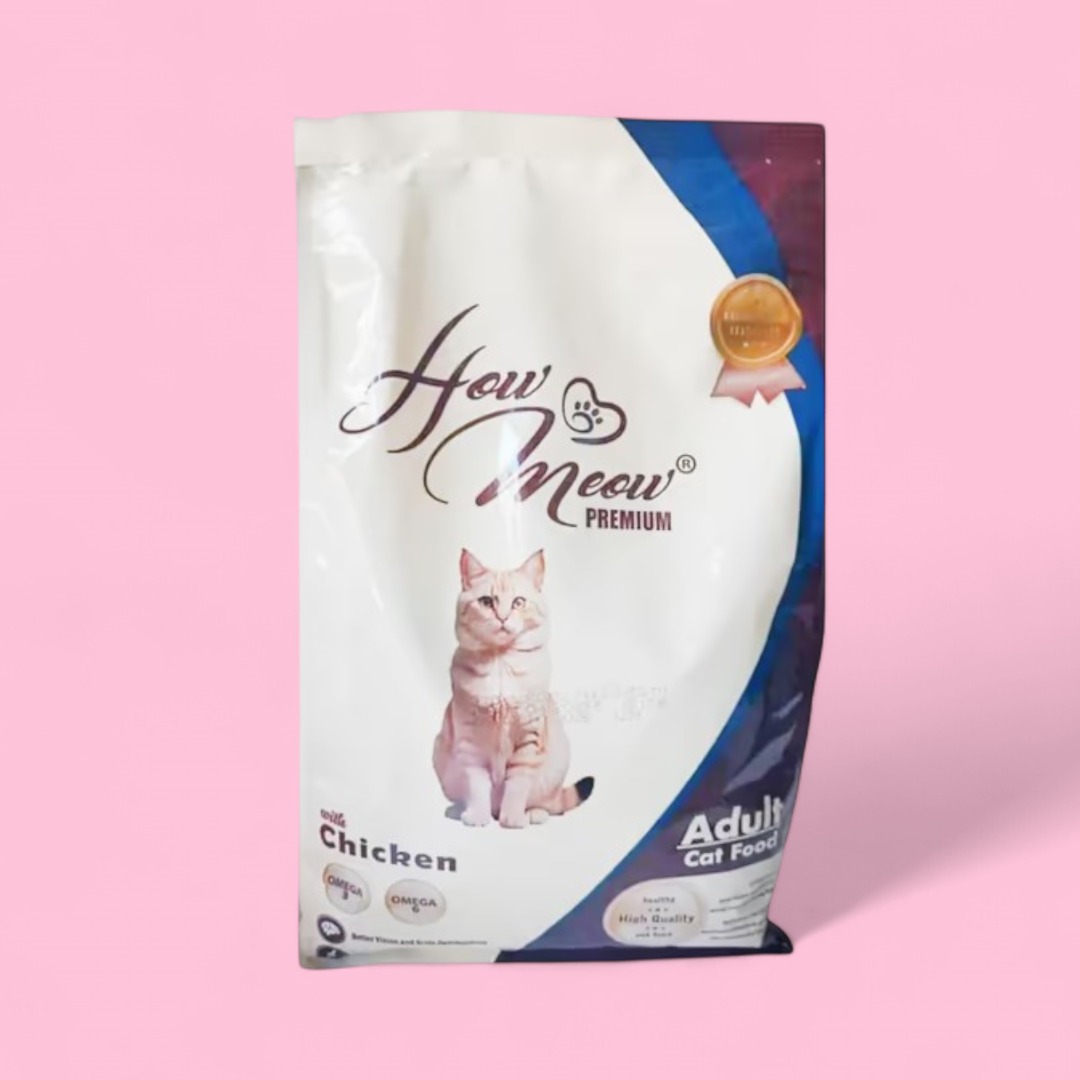 How Meow Premium Chicken Adult Cat Food 250qr